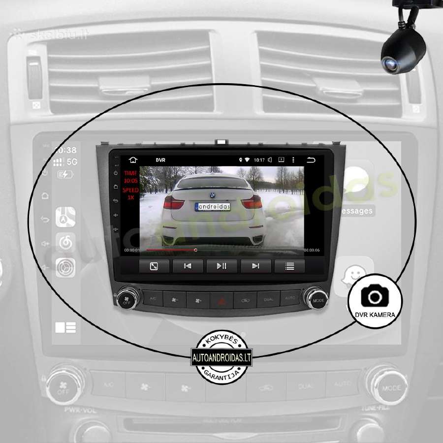 Lexus Is200 Is300 Is350 2006-12 android multimedia - nuotraukos Nr. 8