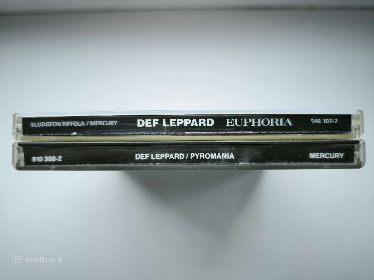 CD Def Leppard Euphoria, Pyromania, Hysteria - nuotraukos Nr. 4