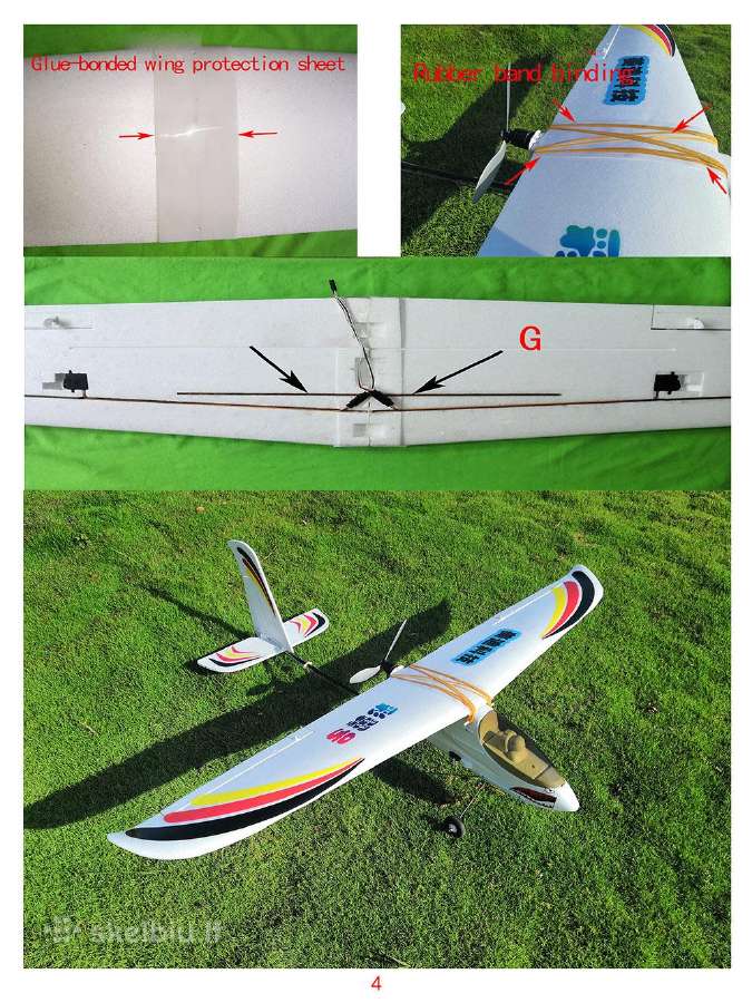 Nauji RC lėktuvai Md-tech 1400mm - nuotraukos Nr. 11