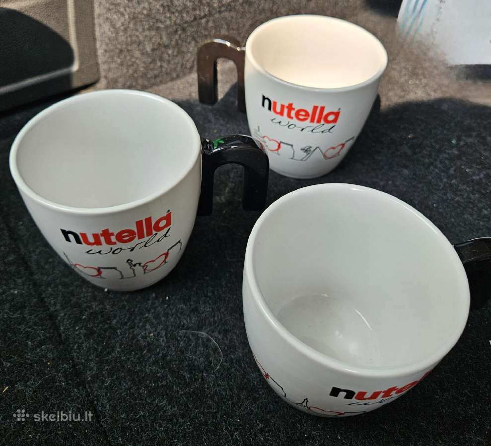 Puodeliai Nutella