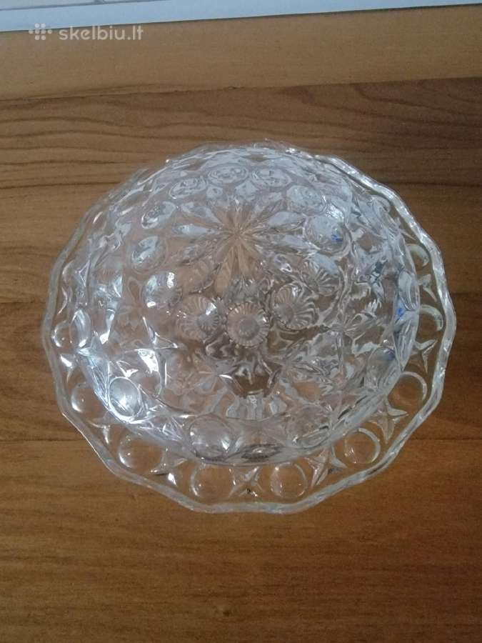 Apvali krištolinė sviestinė