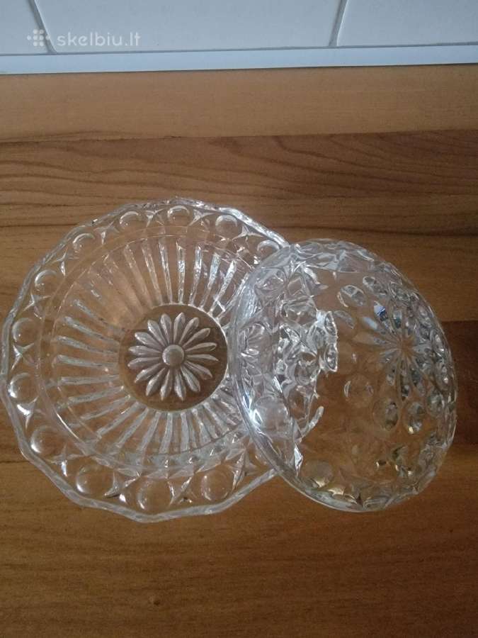Apvali krištolinė sviestinė - nuotraukos Nr. 3