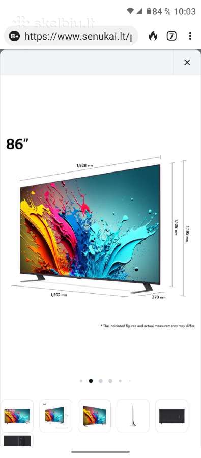 Perku dideli naudota TV