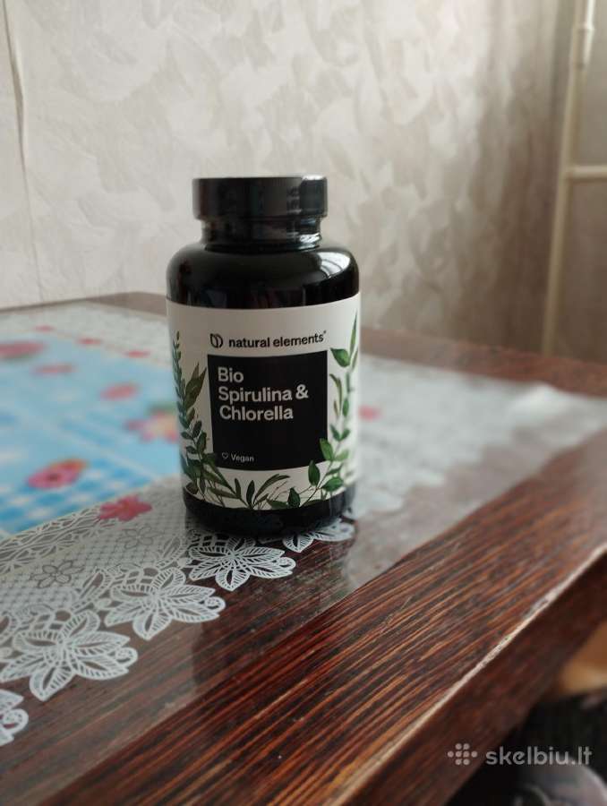Vitaminai Bio Spirulina & Chlorella