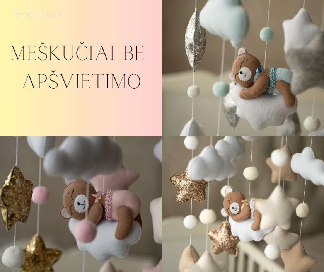 Rankų darbo Kūdikio Lovytės karuselė - nuotraukos Nr. 2