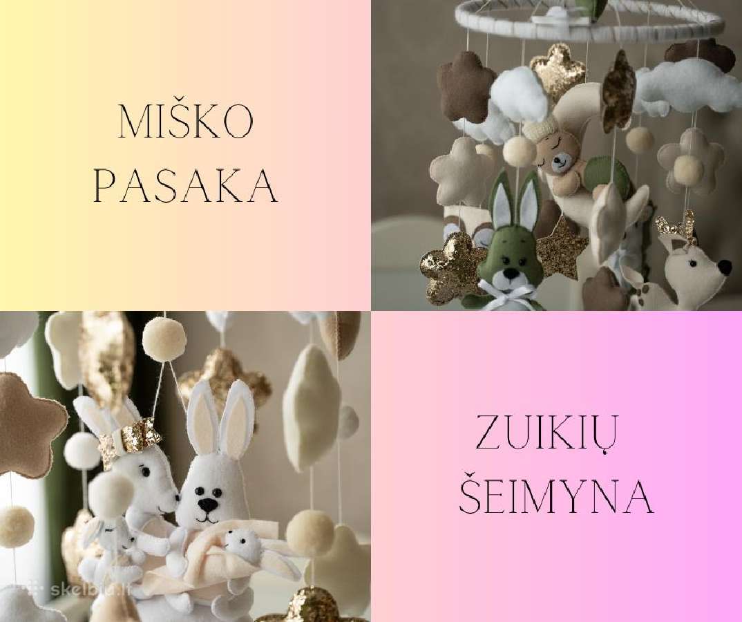 Rankų darbo Kūdikio Lovytės karuselė - nuotraukos Nr. 5