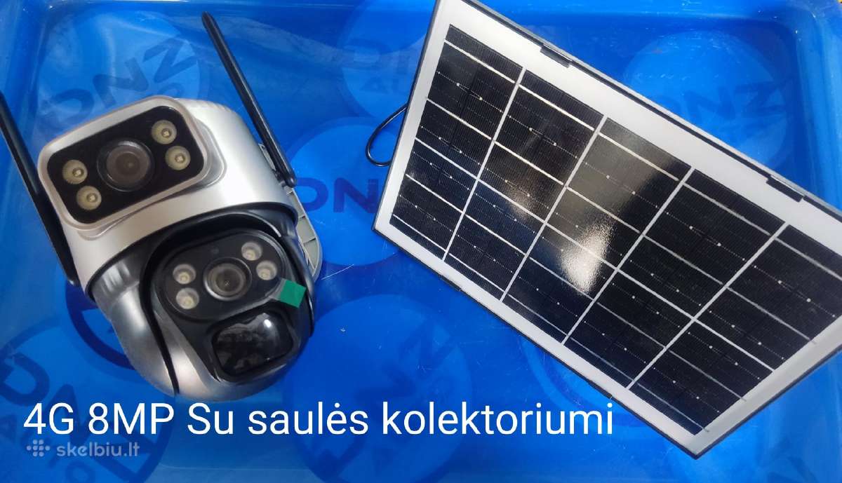 8mp 4k Ips WiFi/4G stebėjimo kameros. - nuotraukos Nr. 19