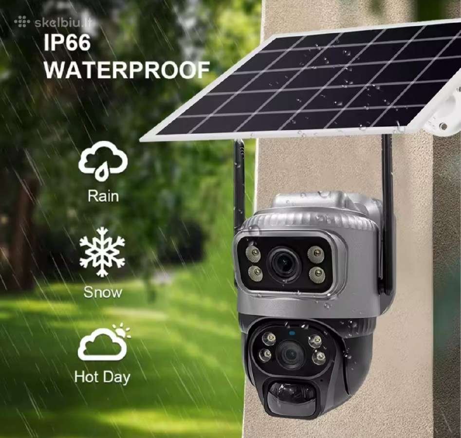 8mp 4k Ips WiFi/4G stebėjimo kameros. - nuotraukos Nr. 20