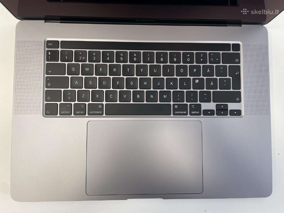 Apple MacBook Pro A2141 I7-9750h 16 GB RAM 500gb - nuotraukos Nr. 6