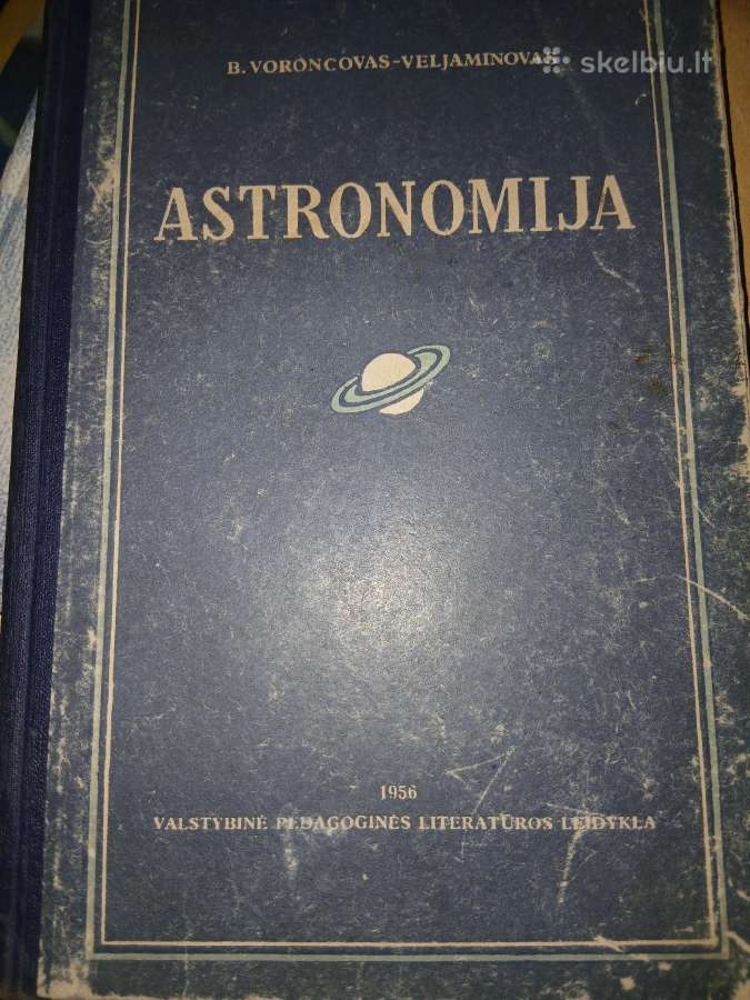 Astronomijos vintage vadovėlis
