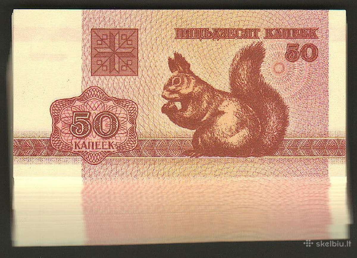 100vnt Baltarusijos žvėrelių pakuote