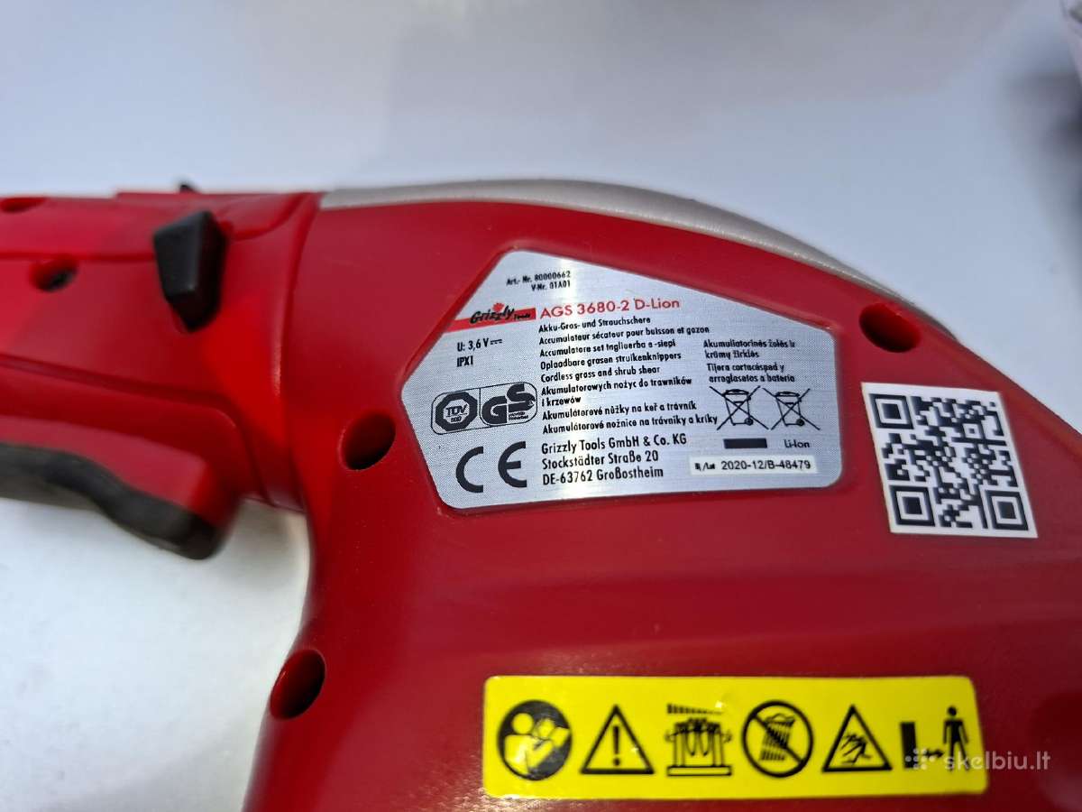Akumuliatorine mini krūmapjovė 3.6v - nuotraukos Nr. 2