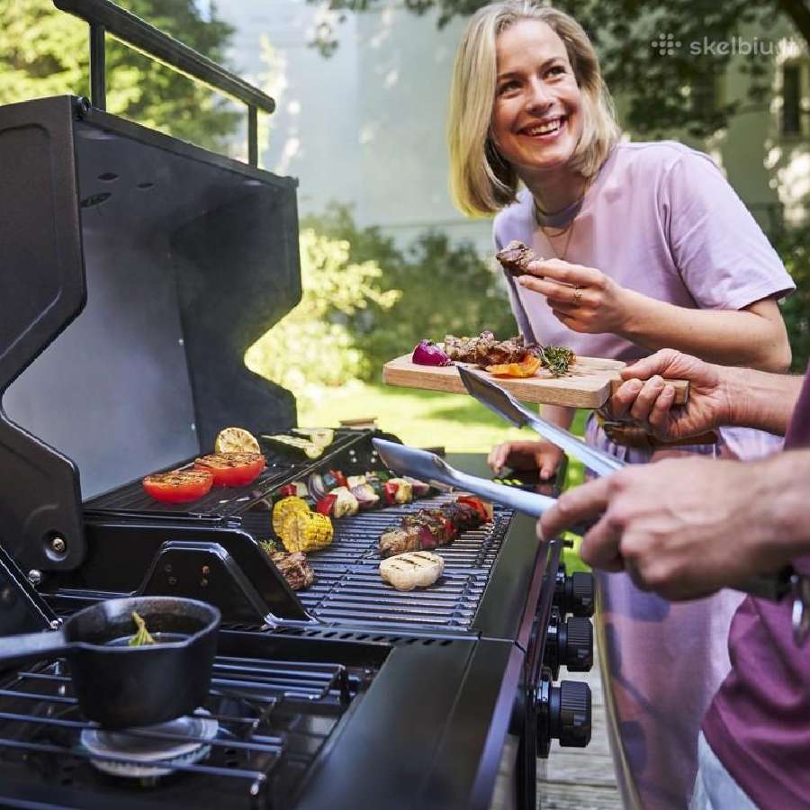 Lauko dujinis grilis Char-broil Essential kepsninė - nuotraukos Nr. 2