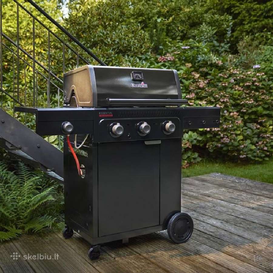 Lauko dujinis grilis Char-broil Essential kepsninė