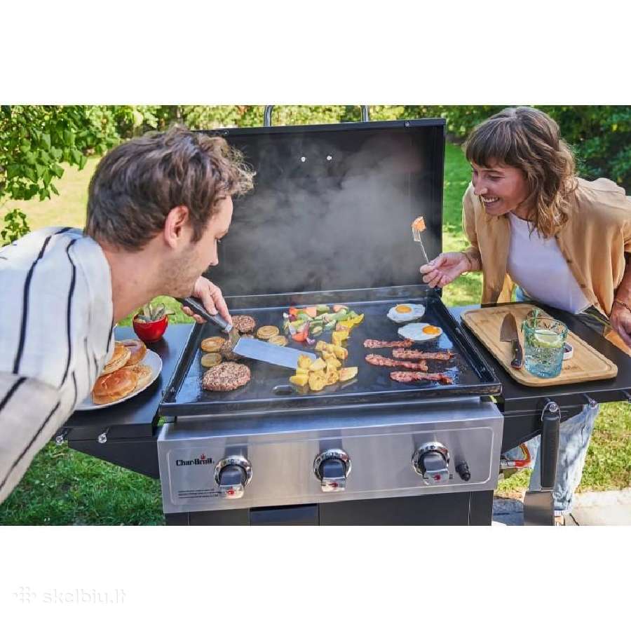 Dujinė kepsninė su plokštuma Char-broil Griddle - nuotraukos Nr. 2