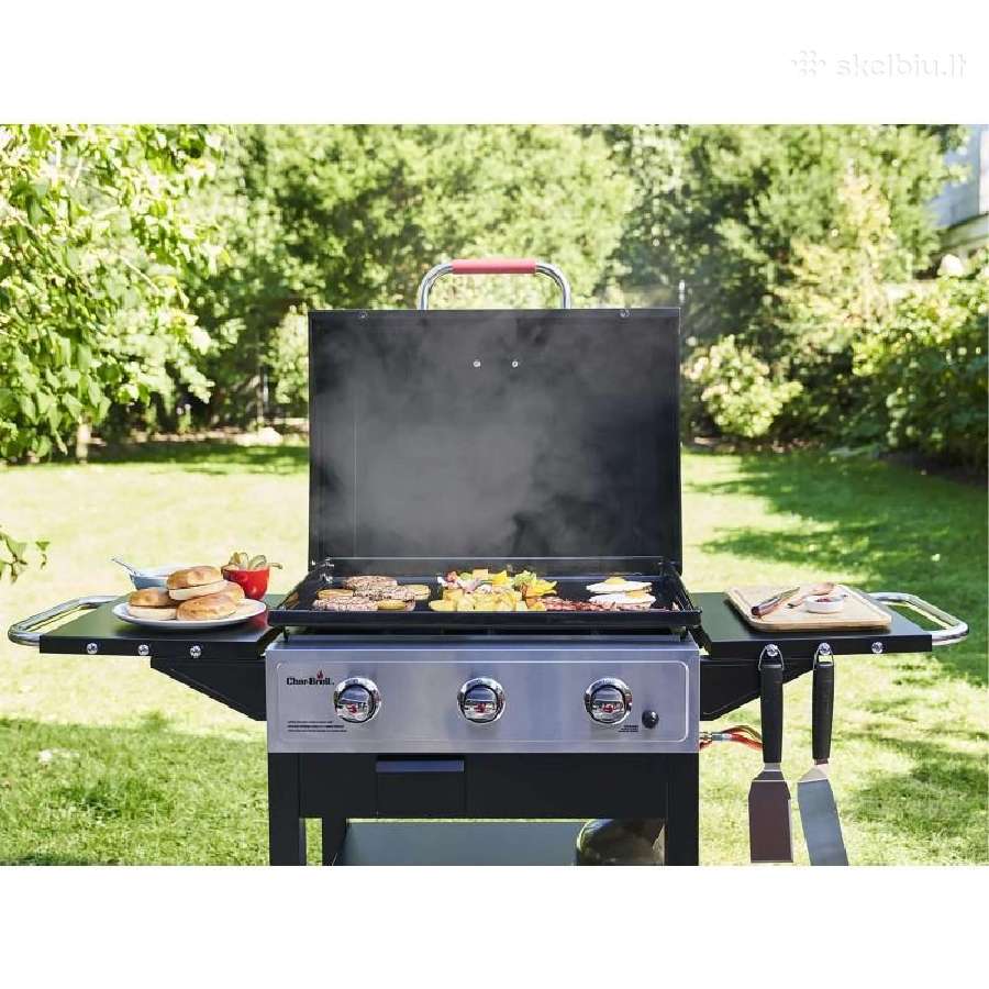 Dujinė kepsninė su plokštuma Char-broil Griddle - nuotraukos Nr. 4