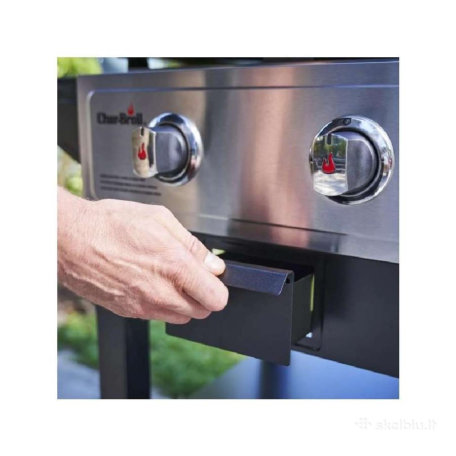 Dujinė kepsninė su plokštuma Char-broil Griddle - nuotraukos Nr. 8