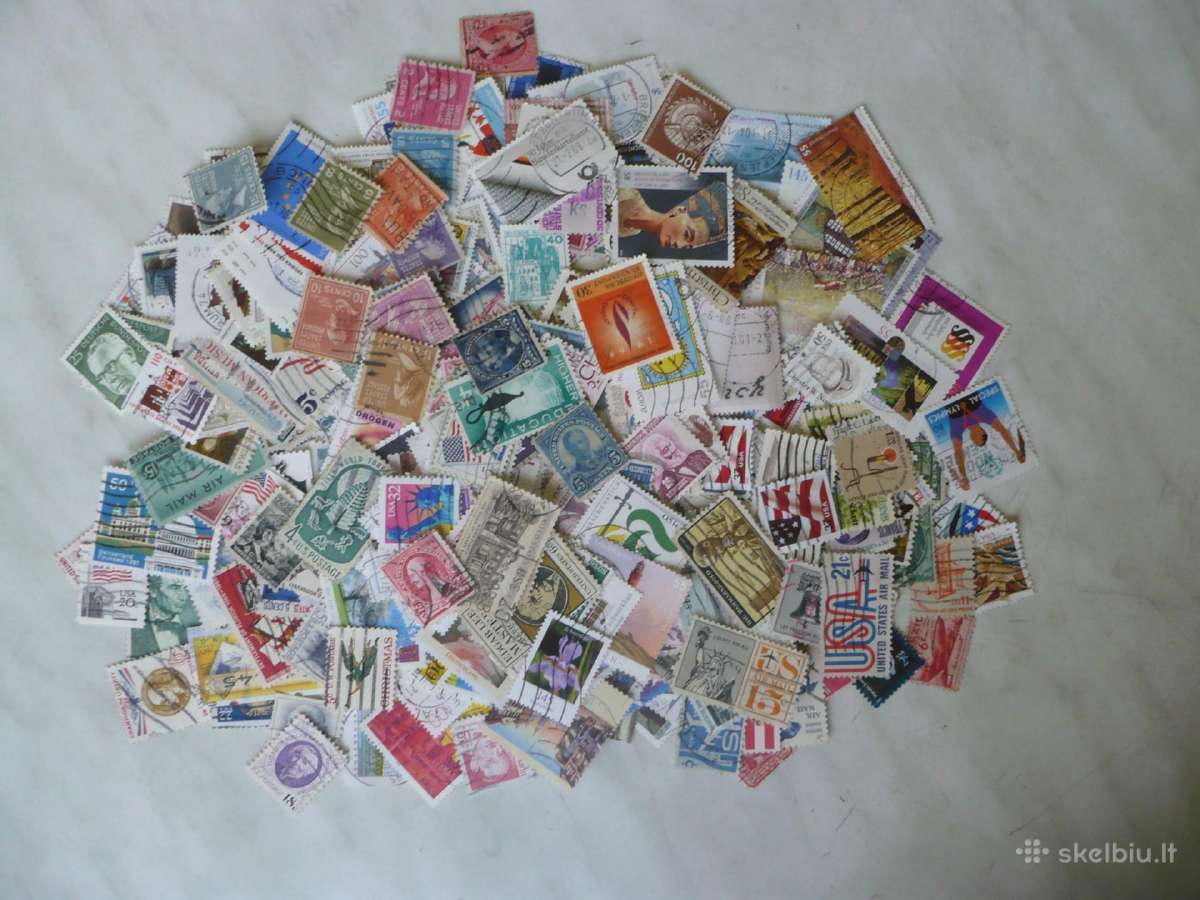 Skirtingu pašto ženklu rinkinys Nr37 , viso 500vnt - nuotraukos Nr. 3