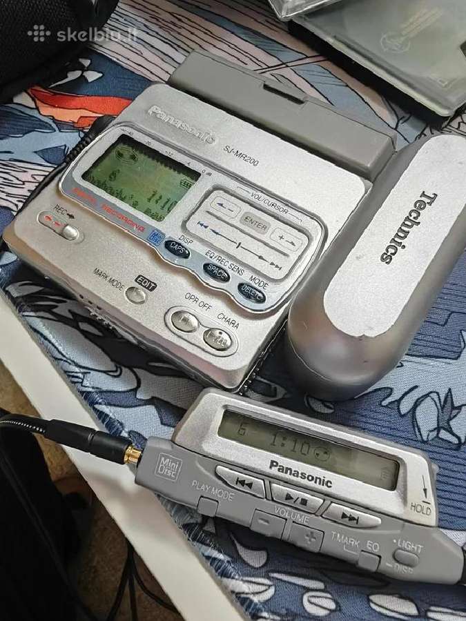 Sony minidisc , discman radija, JVC. Panasonic - nuotraukos Nr. 2