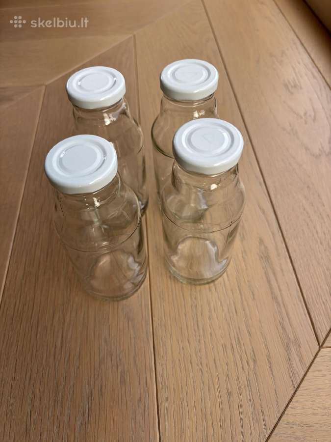 Stikliniai buteliukai 0,33 litro