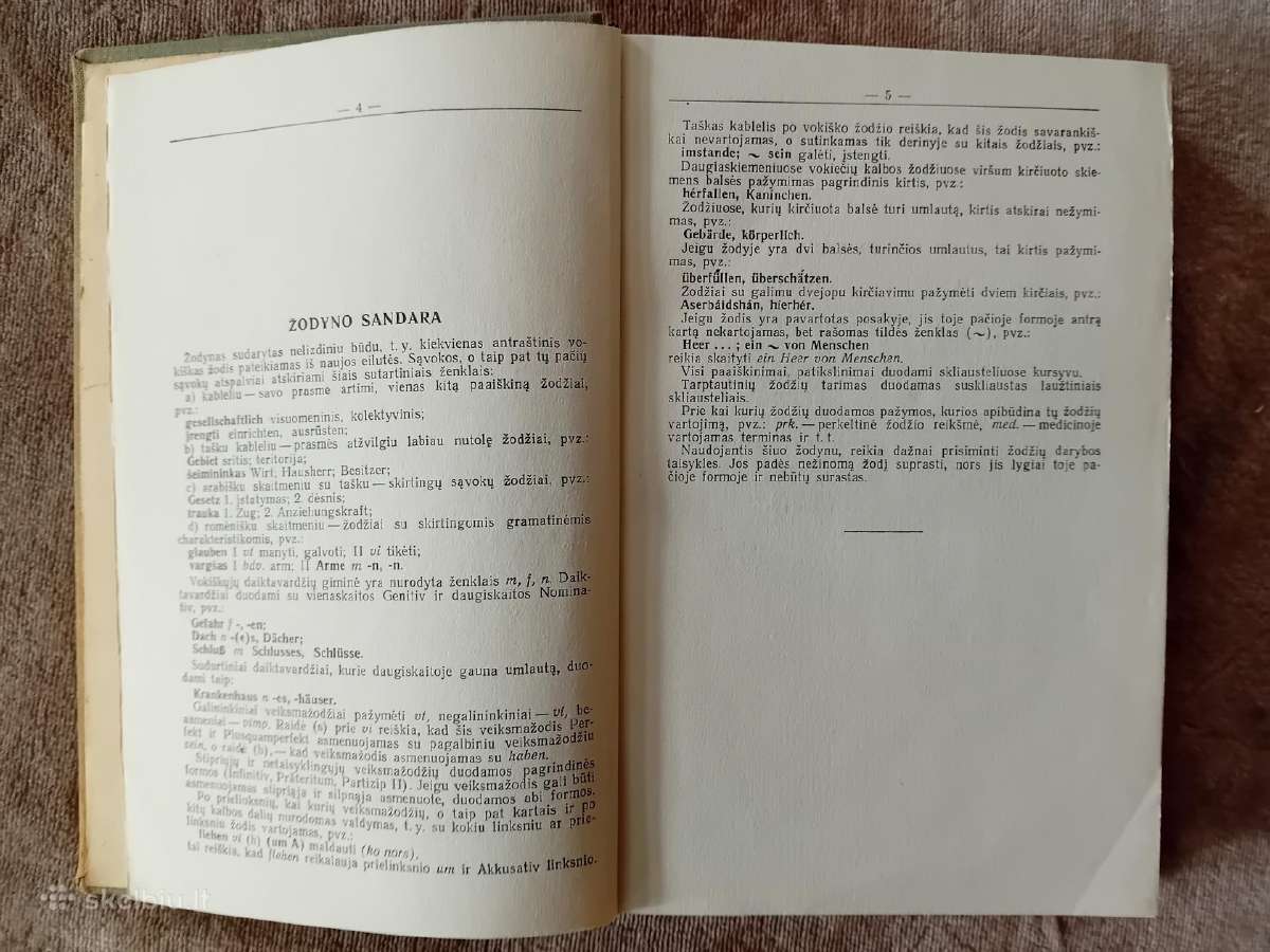 Vokiečių-lietuvių, lietuvių-vokiečių žodynas,1963 - nuotraukos Nr. 3