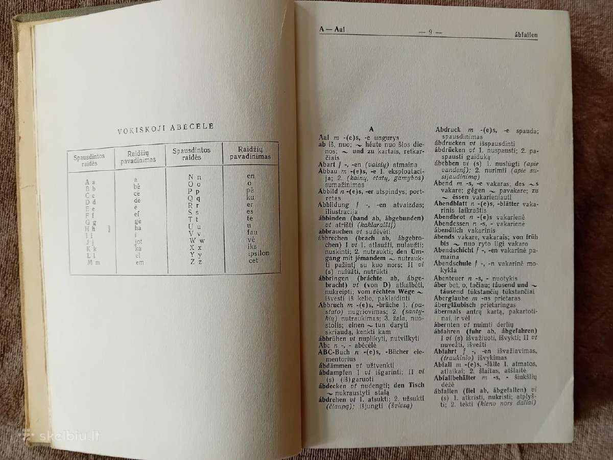 Vokiečių-lietuvių, lietuvių-vokiečių žodynas,1963 - nuotraukos Nr. 5