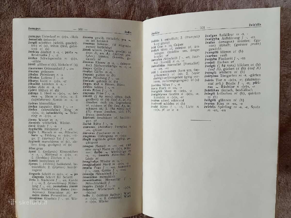 Vokiečių-lietuvių, lietuvių-vokiečių žodynas,1963 - nuotraukos Nr. 6