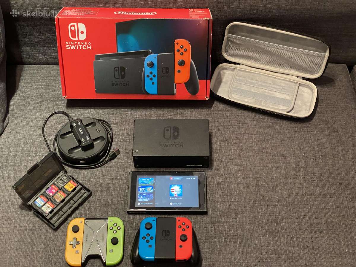 Nintendo switch su komplektacijos - nuotraukos Nr. 2