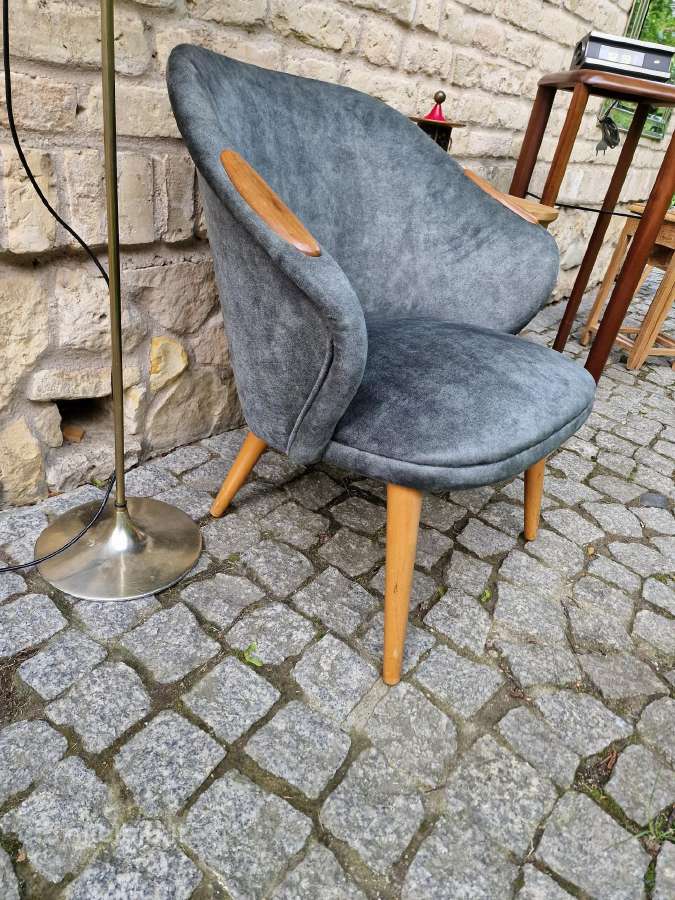 Vintažinis mid century fotelis - nuotraukos Nr. 2