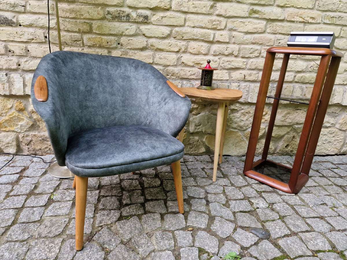Vintažinis mid century fotelis - nuotraukos Nr. 3