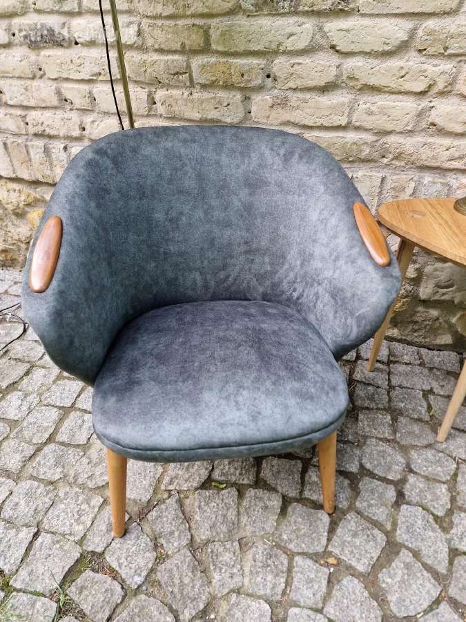Vintažinis mid century fotelis - nuotraukos Nr. 5
