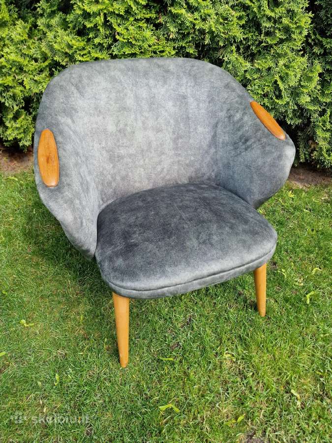 Vintažinis mid century fotelis - nuotraukos Nr. 7