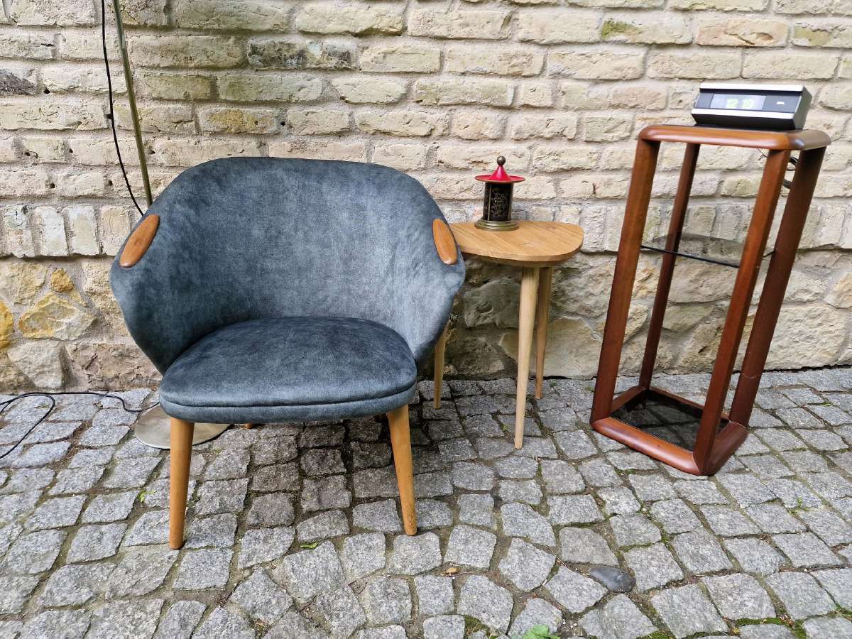 Vintažinis mid century fotelis - nuotraukos Nr. 10