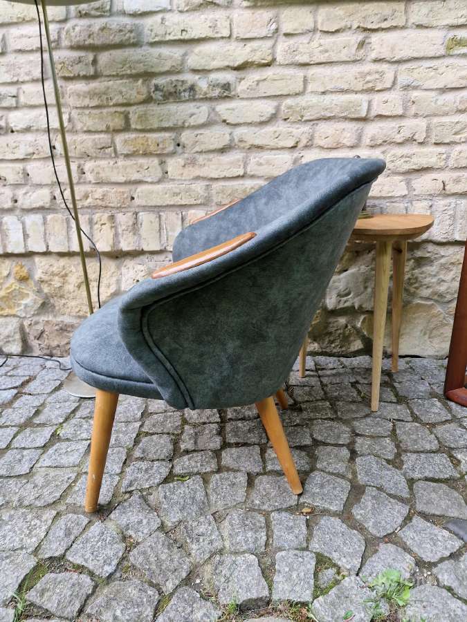 Vintažinis mid century fotelis - nuotraukos Nr. 11