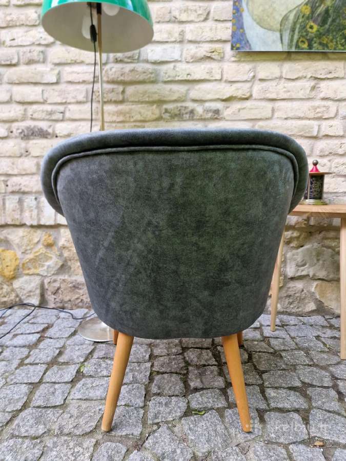 Vintažinis mid century fotelis - nuotraukos Nr. 14