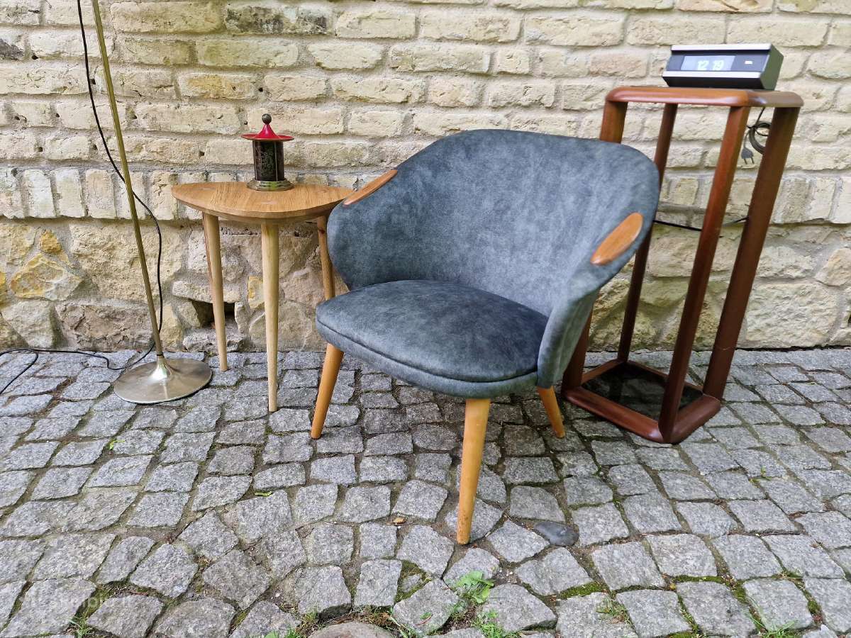 Vintažinis mid century fotelis - nuotraukos Nr. 15