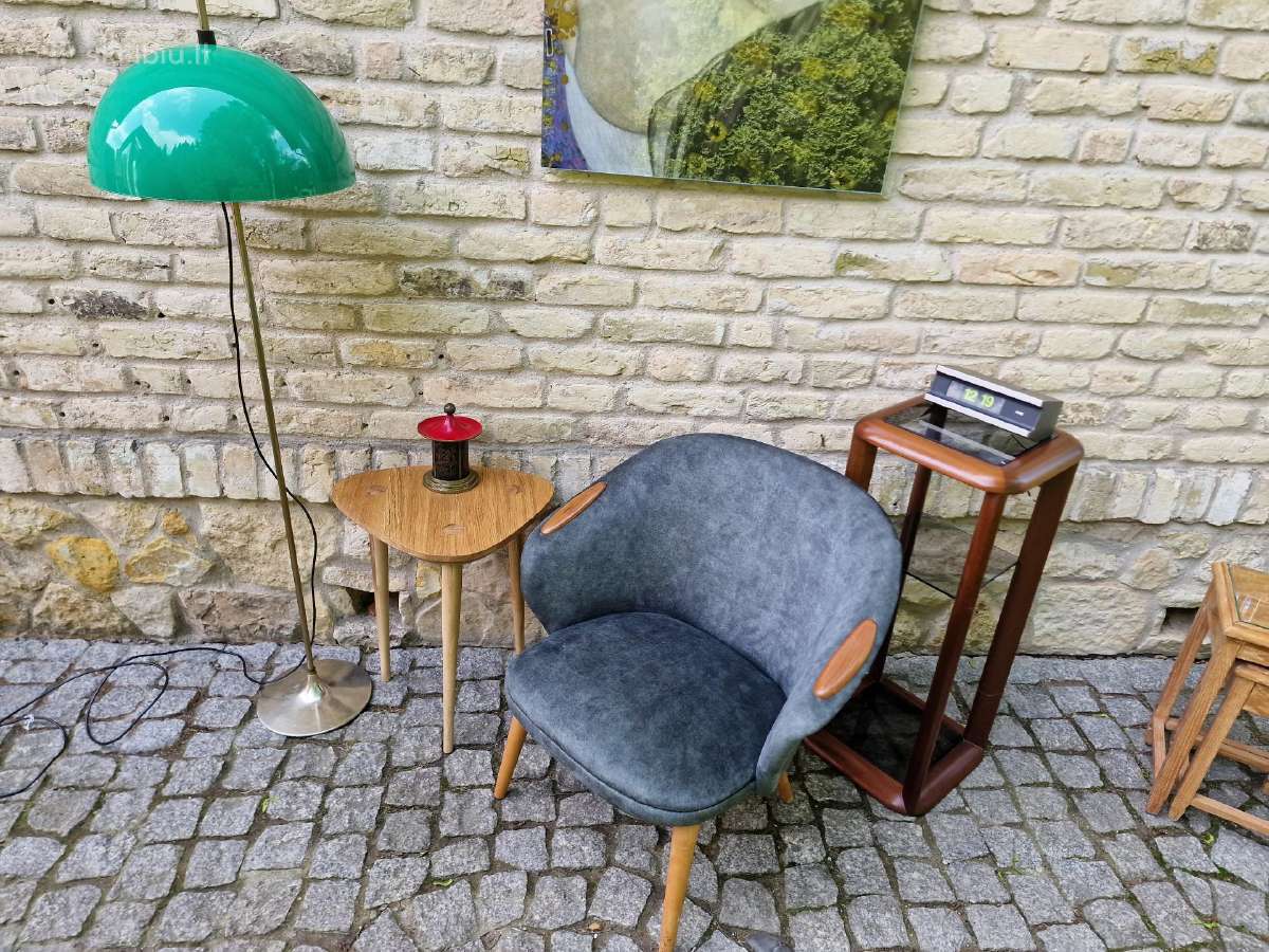 Vintažinis mid century fotelis - nuotraukos Nr. 16