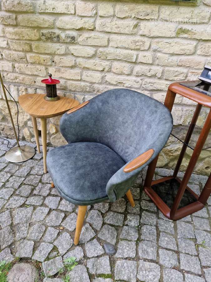 Vintažinis mid century fotelis - nuotraukos Nr. 18