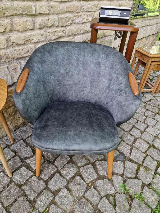 Vintažinis mid century fotelis - nuotraukos Nr. 17