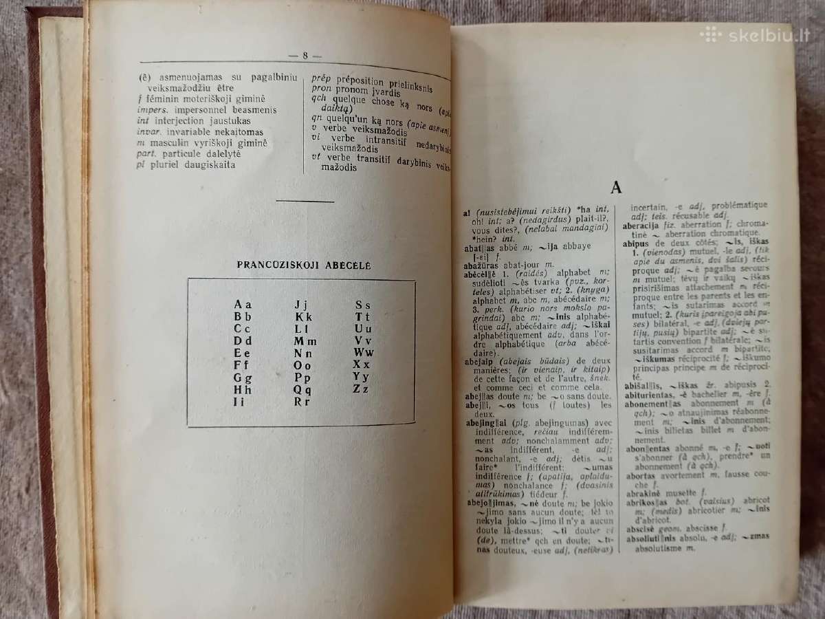 Lietuvių-prancūzų kalbų žodynas, apie 25000 žodžių - nuotraukos Nr. 6