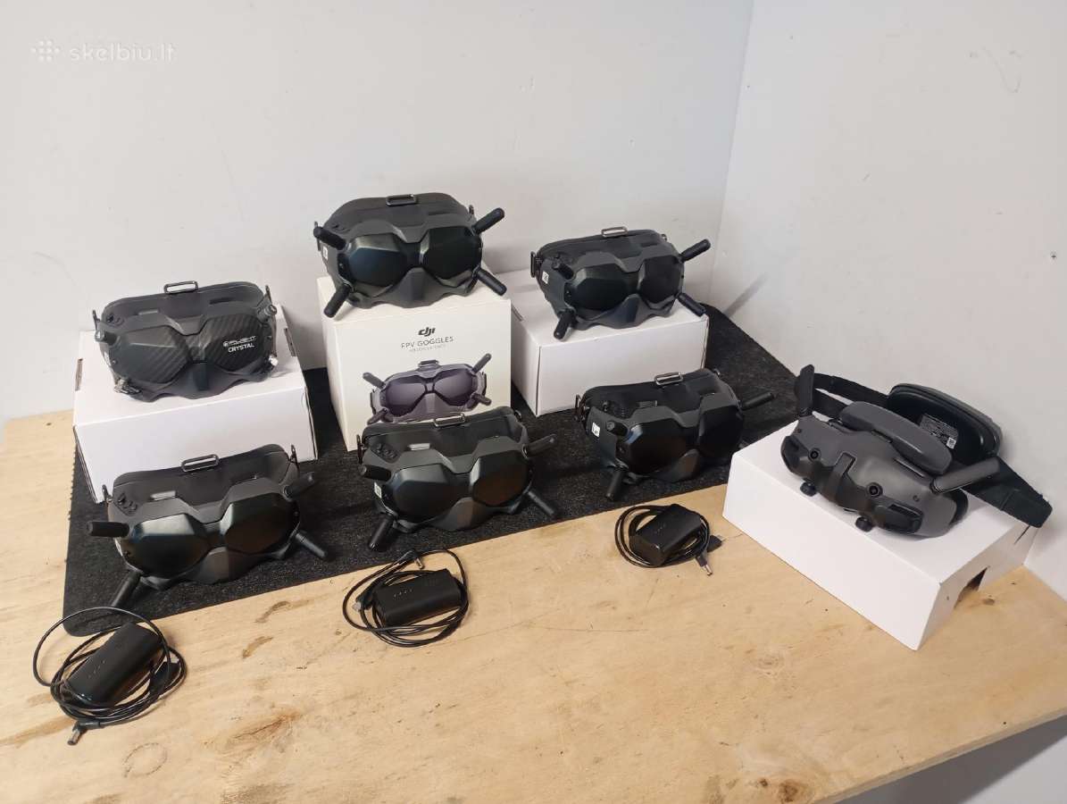 Dji Fpv Goggles akiniai, HD dronai, antenos