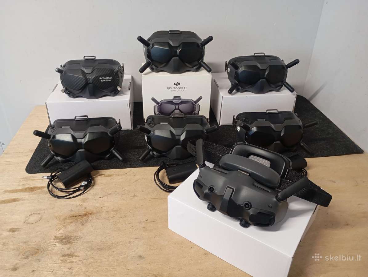 Dji Fpv Goggles akiniai, HD dronai, antenos - nuotraukos Nr. 2