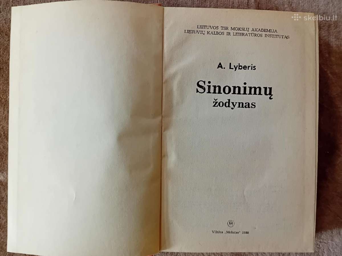 Sinonimų žodynas - nuotraukos Nr. 3