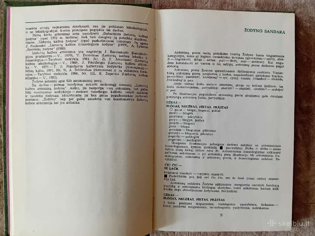 Lietuvių kalbos antonimų žodynas - nuotraukos Nr. 5