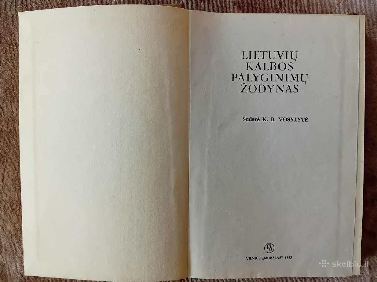 Lietuvių kalbos palyginimų žodynas - nuotraukos Nr. 3