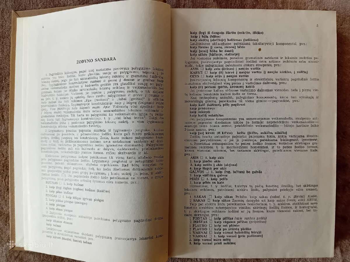 Lietuvių kalbos palyginimų žodynas - nuotraukos Nr. 5