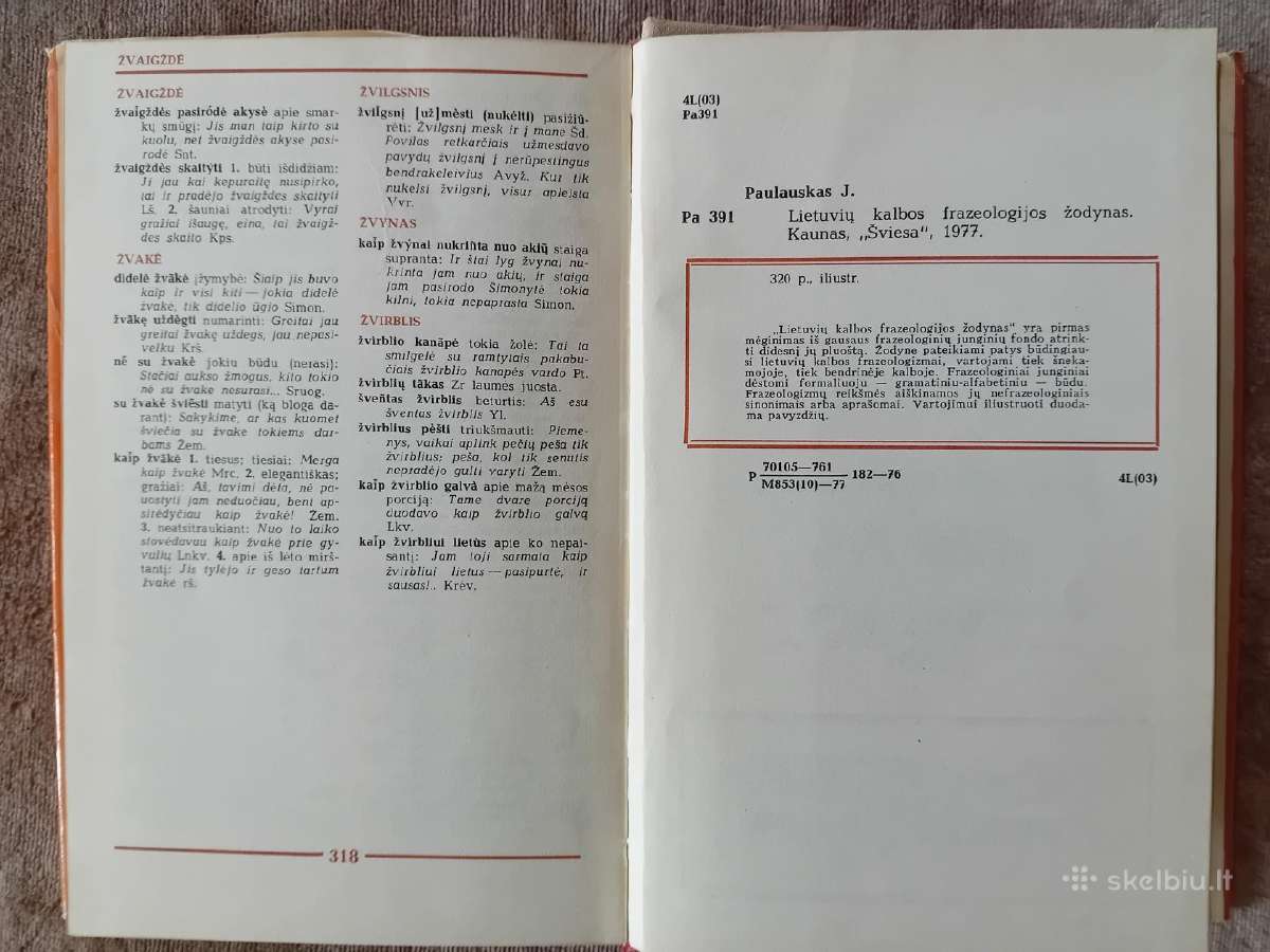 Lietuvių kalbos frazeologijos žodynas - nuotraukos Nr. 6