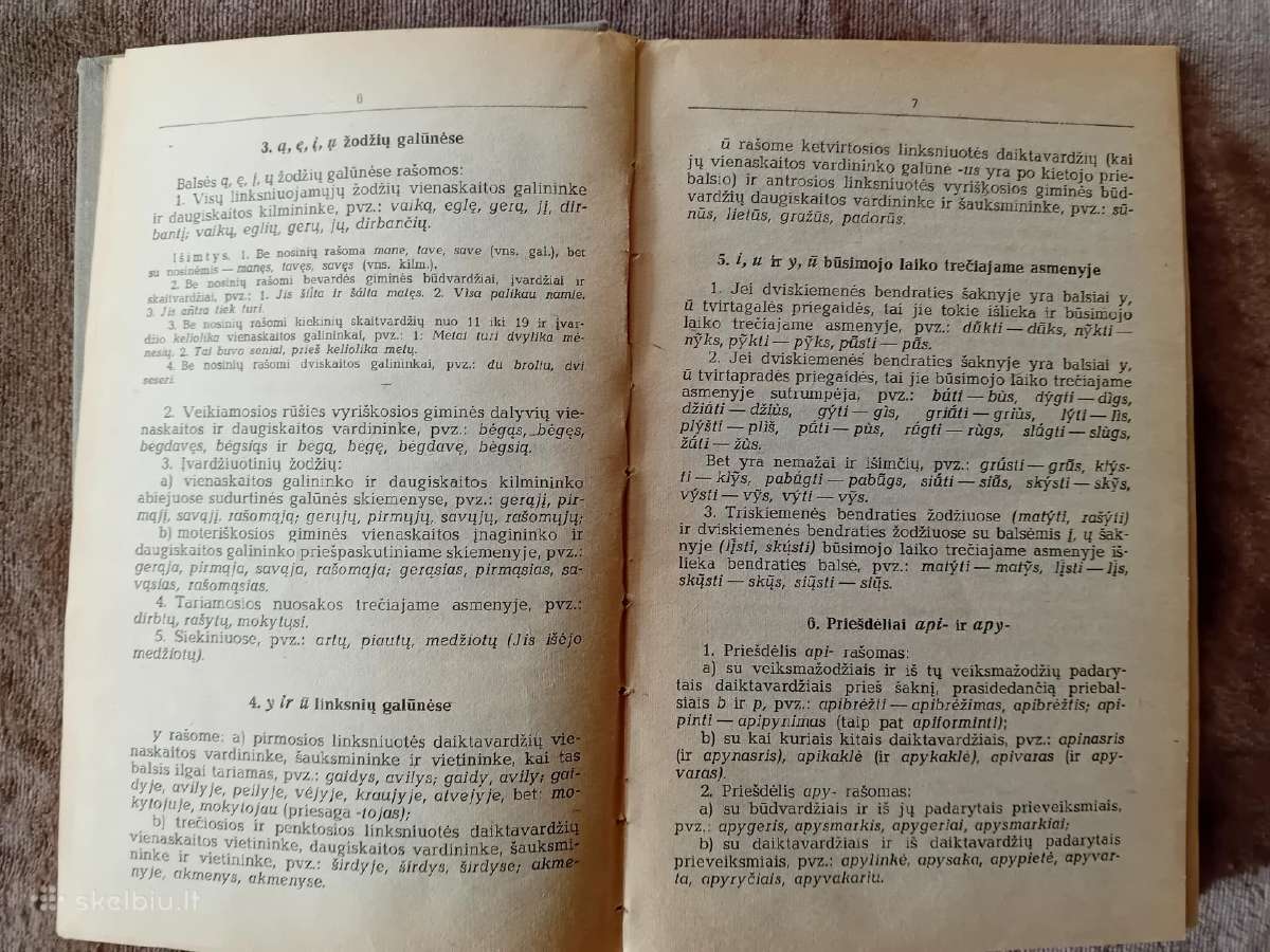 Lietuvių kalbos rašybos žodynas mokykloms - nuotraukos Nr. 6