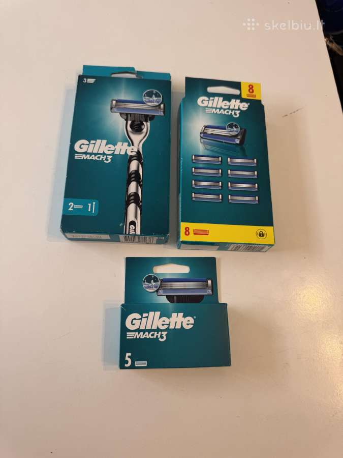 Gillette skutimosi reikmemys venus, mach3, proglid - nuotraukos Nr. 5