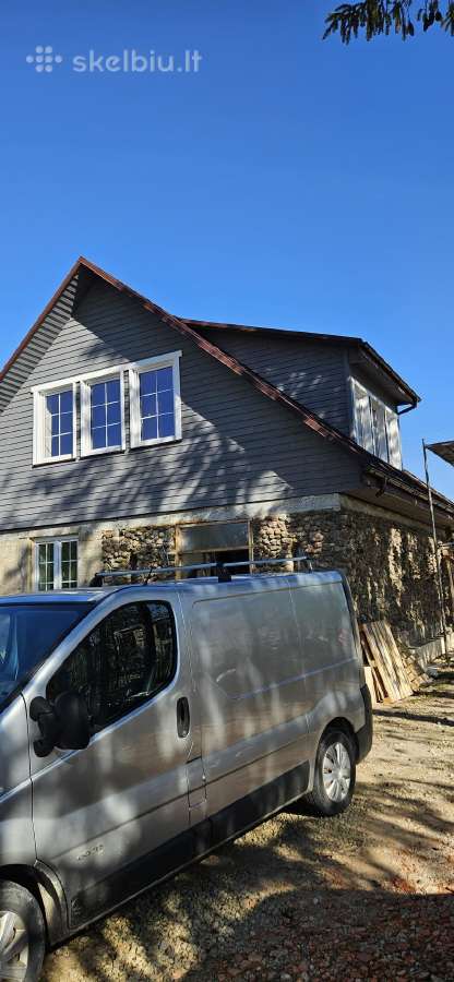 Karkasiniai namai terasos stogai - nuotraukos Nr. 17